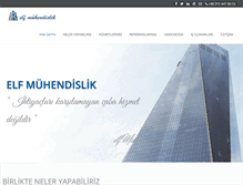Tablet Screenshot of elfmuhendislik.com